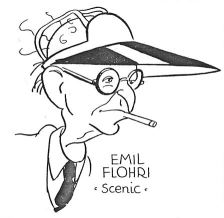 Emil Flohri, 1931. Drawn by animator Jack King. Source: http://afilmla.blogspot.com/2009/04/backgrounds-in-1931_19.html
